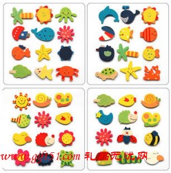 超級可愛木質(zhì)冰箱貼 強磁性木質(zhì)冰箱貼