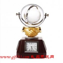 時來運轉(zhuǎn)水晶地球儀商務定制 會議禮品