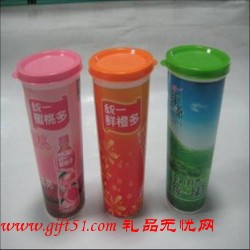 直筒樂(lè)扣杯定制 廣告禮品