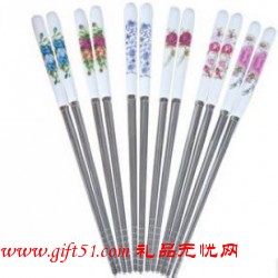 強(qiáng)化骨瓷不銹鋼筷子定制