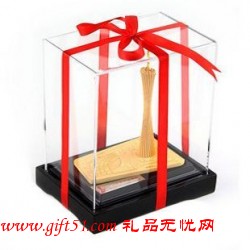 廣州塔絨沙金模型定制,送領導禮品