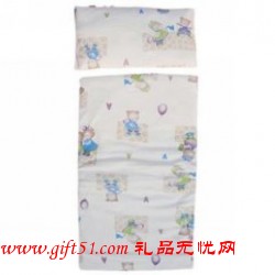 快樂熊嬰幼兒童夏季被+枕頭定制,夏季被空調(diào)被定做