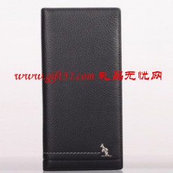 男士長(zhǎng)款錢(qián)包定做 西裝夾定制 皮具禮