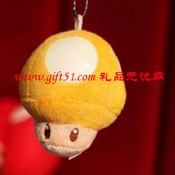 彩色蘑菇毛絨公仔玩具|汽車|手機(jī)小掛飾定制