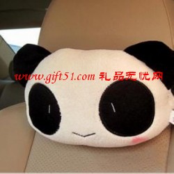 可愛熊貓汽車枕|汽車靠枕|護(hù)頸枕定制