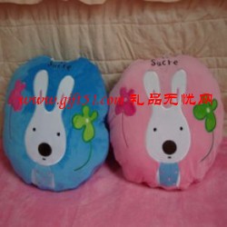 時(shí)尚流氓兔抱枕被定制|可愛(ài)兔兔抱枕定做