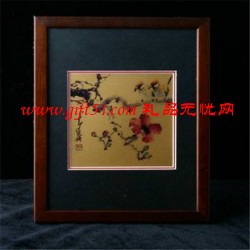 紅棉報(bào)春金箔畫定制