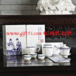 和記張生國(guó)粹青花茶禪套裝