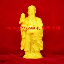 商務禮品絨沙金財?shù)撔蔷龜[件