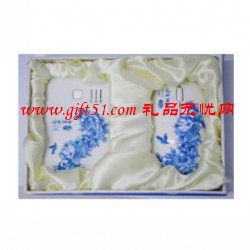 青花移動(dòng)電源套裝(移動(dòng)電源+鼠標(biāo))