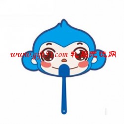 可愛卡通猴子廣告扇子 個性創(chuàng)意PP扇